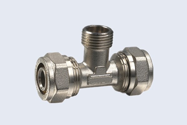 Nickel-plated Brass Pex Fittings Male Tee N30161017